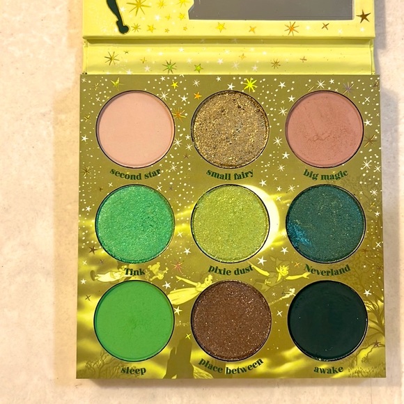 Colourpop Makeup Disney Tinkerbell Sprinkle A Little Magic Eyeshadow Palette Poshmark